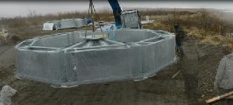 Foundation moved to site